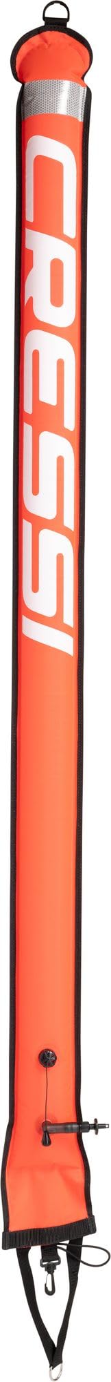 Cressi Marker Elite Buoy Orange 180 cm - Diving Marking Buoy for Surface Marking, Orange, 180cm, Adult Unisex