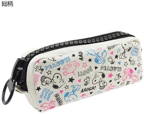 Snoopy [Pen Case Megajippu canvas pencil case peanut [total handle]