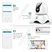 FirstPower Home Camera 1080p Wireless IP Security Surveillance Camera with Night Vision Two-Way Talk Motion Detection Pan/Tilt Remote Control for Elder Baby Monitor Nanny Pet with iOS Android PC