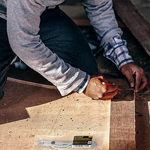 Offidea Professional Woodworking Compass with Wing and Pencil Holder, 8 Inch - Ideal Divider for Carpenter, Drafting, Geometry - Perfect for Drawing or Scribe Large Circle for Any Projects