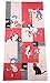 Terakoya Japanese Style Noren Curtain Long Type Tapestry The Seven Cats of Good Fortune