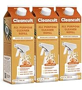 Cleancult All Purpose Cleaner Refill, Orange Zest Scent, 32 oz, 3 Pack, Multi Surface Cleaning Sp...