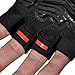 FIRELION Mens Cycling Gloves，Half Finger Bike Glove，MTB DH Road Bicycle Gloves，Padded Shock-Absorbing Anti-Slip Breathable Short Sports Gloves Unisex