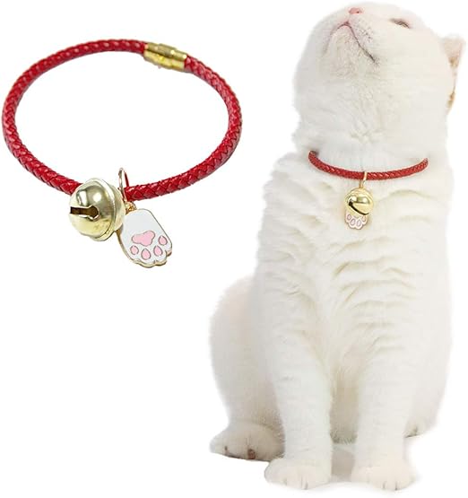 Amazon Kukaster Pet 猫 首輪 鈴付き 猫の首輪 子犬 ペット用品 安全 セーフティー 単色 可愛い 軽量 S 爪 Kuveela 首輪 通販