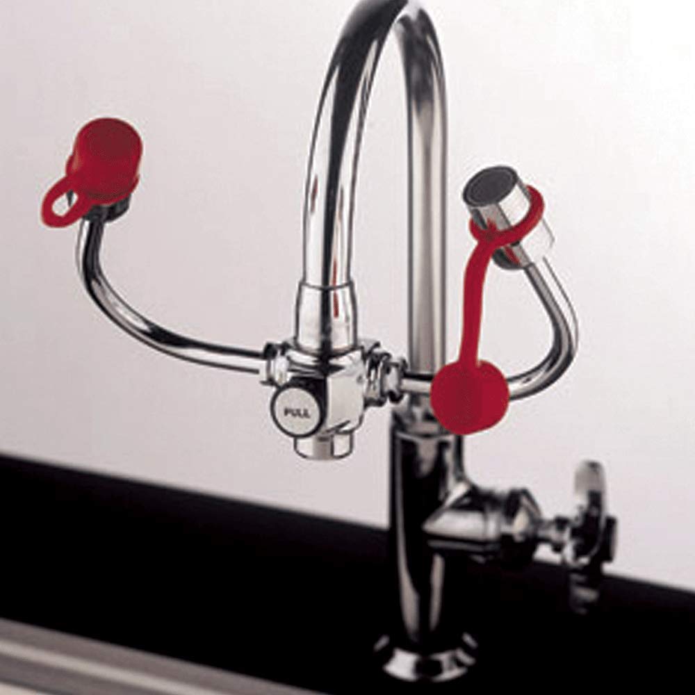 Sellstrom Faucet Mounted Eye Wash Unit, Adjustable Aerated Outlet Heads (3" Apart), S90100: Science Lab Eye Wash Units: Industrial & Scientific