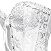 SHAPERX Women's Sexy Lace up Back Satin Overbust Corset Waist Cincher Corset Bustier Top Lingerie Dress Costume With G-string White, SZ1070-White-XL