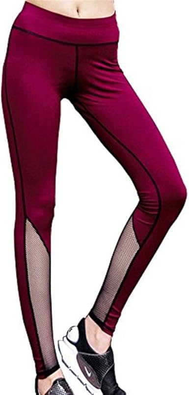 Lannister Fashion Pantalones De Yoga Leggings De Malla Mujer Moda ...