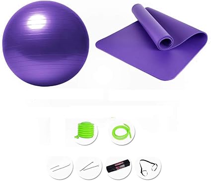 yoga mat and ball