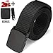 Dragon Ninja Tactical Belt Nylon Web Canvas Webbing Adjustable Waterproof Military Web style with Two YKK Buckles and Heavy Duty Keychain Key ring