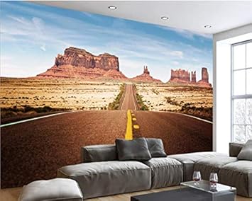 Foto Fondo De Pantalla Carretera En El Desierto Arte De Pared 3d