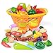NextX Play Food Cutting Fruits Pretend Food Set Kitchen Toy for Kids 20 Piece