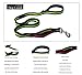 LaiFug Bungee Dog leash(50-Inch,Black Green)