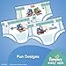 Pampers Easy Ups Training Underwear Boys Size 4T-5T (Size 6), 19 Count