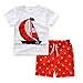 Kids Boys 2 Piece Short Sleeve Tshirt Shorts Set Outfits 1 to 5 Age Baby