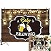 Funnytree 7x5FT Baby is Brewing Party Photography Backdrop for Baby Shower Birthday Banner Glitter Rustic Wood Background Photo Booth