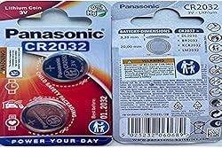 Panasonic 2 Cr2032 3 Volt Lithium Batteries