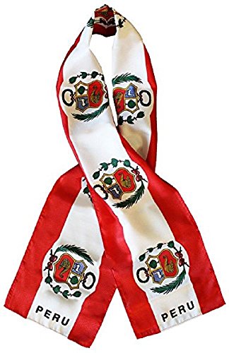 Peru Country Lightweight Flag Printed Knitted Style Scarf 8