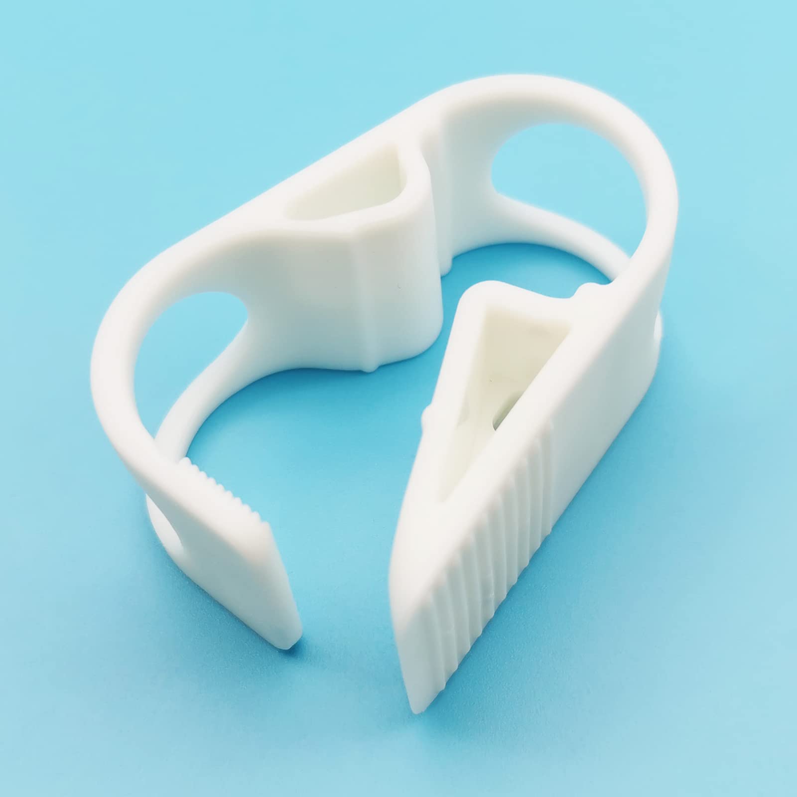 5PCS Heat Resistant PBT Large Hose Clamps 12-18mm/0.472-0.708 in 140 Degree Celsius Adjustable Plastic Tube Clip Laboratory Industrial Flow Control Tubing Clamp