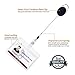 Retractable ID Badge Holder, MBigtree Horizontal Heavy Duty Waterproof ID Name Bus Pass Holder with Retractable Carabiner Reel Clip for Office Company Employee School Student Bus Pass ID Card Clear