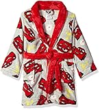 Disney Boys' Toddler Cars Robe, Gray, 2T