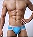 Men's Underwear ,Astarin Steel Micro Modal Hip Briefs (Medium, Red-Blue-Black)
