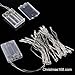 E-MART 3.5M 30 LED Battery Operated Christmas Wedding Fairy String Lights,white - US SHIPPING