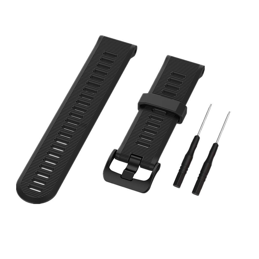 Huwokxix Watch Strap for Garmin Forerunner 935/955/965/Approach S60/S62/Fenix 5/5 Plus/Fenix 6/6 Pro/Fenix 7, 22mm Soft Silicone Replacement Sport Band
