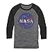 NASA Logo Mens Graphic Baseball Tee