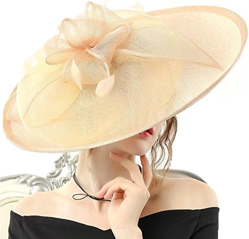 Koola Hatinator Hat Fascinators Church Cocktail Party Wedding Sinamay Women Hats