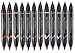 Prismacolor 1773301 Premier Double-Ended Art Markers, Fine and Brush Tip, 24-Count,Assorted Colors