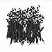 YFSFQS Kids Bulk Earbuds Headphones 50 Pack, Individually Bagged, Wholesale Disposable Wired Earphones Perfect for School Classroom Libraries Students (Black)