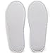 Nicely Neat 12-Pack Open Toe Coral Fleece Home, Spa, Guest, and Travel Slippers - Large (White)