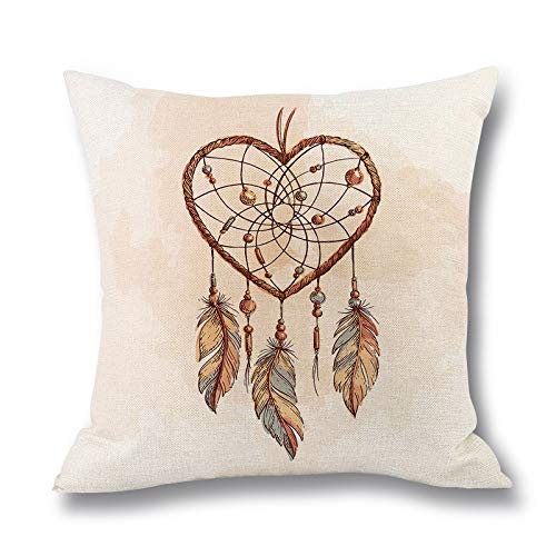 Begleri Throw Pillow Covers，Boho Throw Pillow Covers for Sofa Living Room Car 18 x 18 Inches，4 Pack.