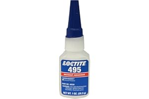Loctite 495 Super Bonder 442-49550 1oz Instant Adhesive, Clear Color
