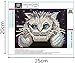 New 5D Diamond Painting Kits for Adults Kids, Awesocrafts Cheshire Cat Starry Sky Alice in Wonderland Partial Drill DIY Diamond Art Embroidery Paint by Numbers with Diamonds (Cat2)