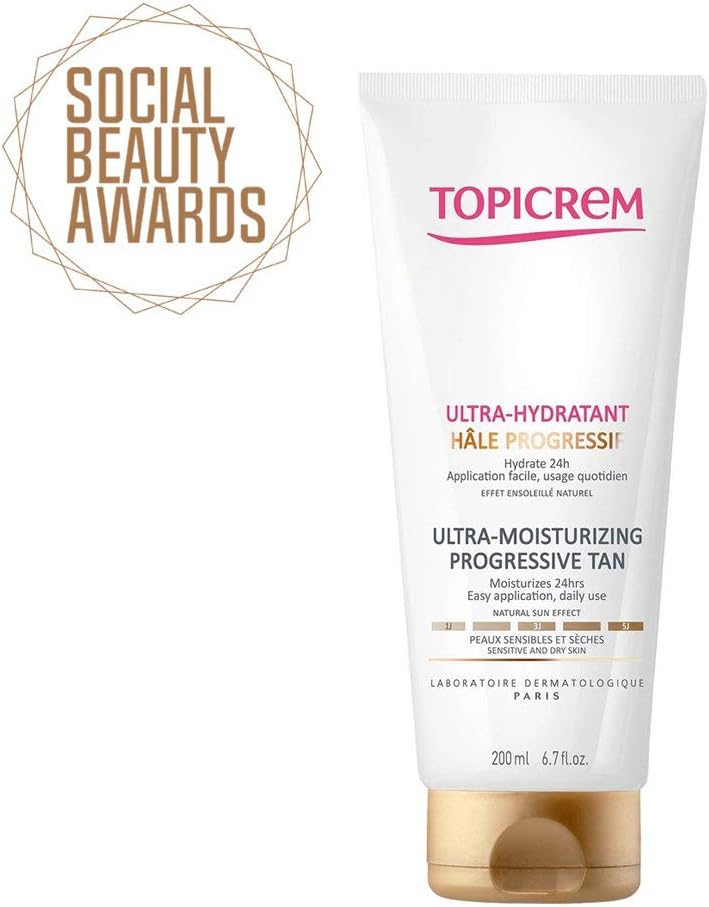 Topicrem Ultra-Moisturizing Progressive Tan 200ml, No colour, 200 ml (Pack of 1) - Image 3