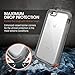 iPhone 6s Case, roocase [Glacier TOUGH] iPhone 6 (4.7) Hybrid Scratch Resistant Clear PC / TPU Armor Full Body Protection Case Cover with Built-in Screen Protector for Apple iPhone 6 / 6s (2015), Granite Black