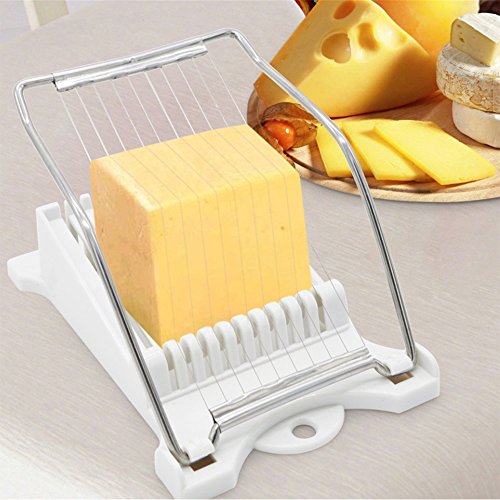 image for MyLifeUNIT Multi-purpose Canned Meat Slicer, Egg Slicer with 10 Durabl