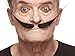 Mustaches Self Adhesive Fake Mustache, Novelty, Dali False Facial Hair, Costume Accessory for Adults, Black Color