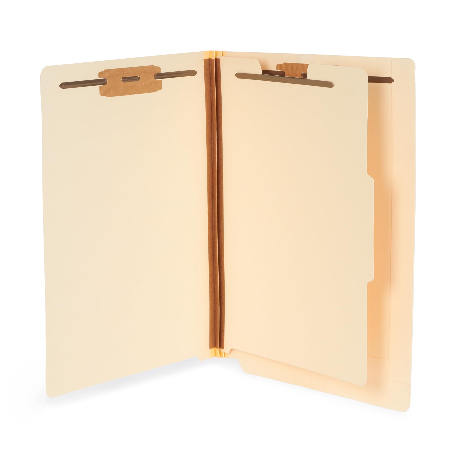 Photo 1 of Blue Summit Manila Classification Folder, 1 Divider Classification Folder and 4 Fasteners, Letter Size, Manila – 50 Folders