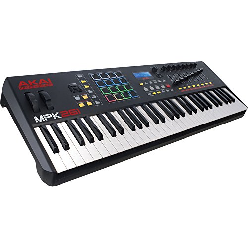 Akai Professional MPK USB MIDI Performance Keyboard Controller + Gator Bag + MIDI Cable & Peel-Off Labels (61-Key)