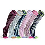 Premium Women's Compression Socks in a Chevron Print. 15-20 mmHg ON SALE NOW
