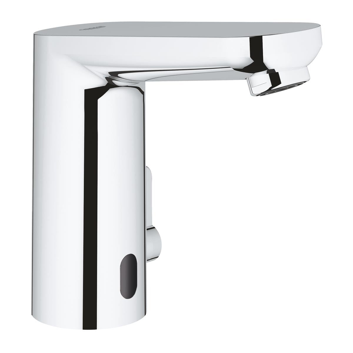 GROHE Eurosmart Ce Touchless M-Size Basin Mixer for Open Water Heater with Mixing Device, Mains Powered Chrome Water-Saving Tap, Infrared Sensor Technology 36324001