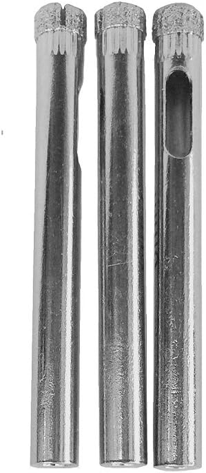 DrillGlass 1/4" Diamond Core Drill Bits 3-Pack | for Glass and Tile | Free Beginner's Glass Drilling Guide | Ideal for Drilling Tile, Glass Bottles (14DHS-3)