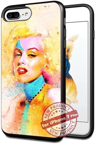 Marilyn Monroe Art Cool Apple iPhone 7+ Plus Case Art Design Cover Slim Rubber Protection