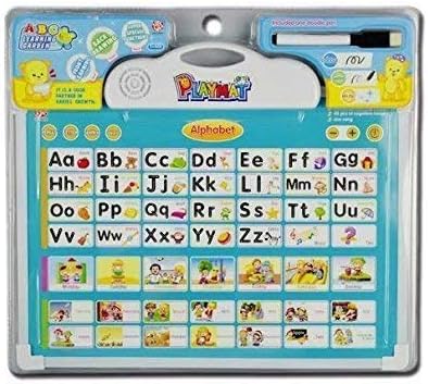 Toys Island Musical Board for Alphabet ABC Learning Toy Play Mat & Drawing with One Doodle Pen (Multicolour)