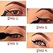 Eyeliner Stamp - Eye Wingliner by Angel Kiss- Double-Ended Stamp Liquid Liner,Vogue Effects Black,Waterproof Make Up, Smudgeproof,Winged Long Lasting Liquid Eye liner Pen,Vamp Style Wing - Single