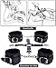 Handcuffs for Under Bed Restraint Kit Bondage Bondageromance Fetish Sex Play BDSM SM Restraining Straps Thigh Game Tie up Mattress Harness Things Blindfold Whips Toys Adults Women Men Couples