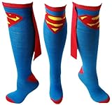 Superman Cape Knee High Socks