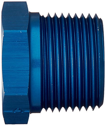 Aeroquip FCM2143 Blue Anodized Aluminum 3/4" to 3/8" Reducer Pipe Bushing